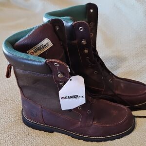 Gander Mountain Men's Brown Leather Hunting Boots 13 NWT